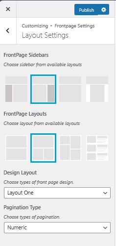 frontpage-layout-settings