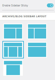 Post Sidebar Layout Setting