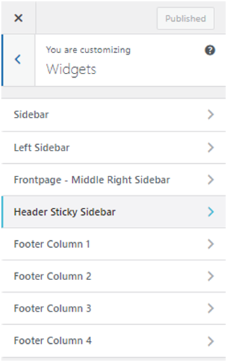 Widget Setting in Azure News